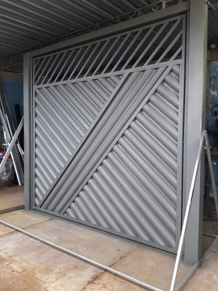 Portão de ferro modelo 10